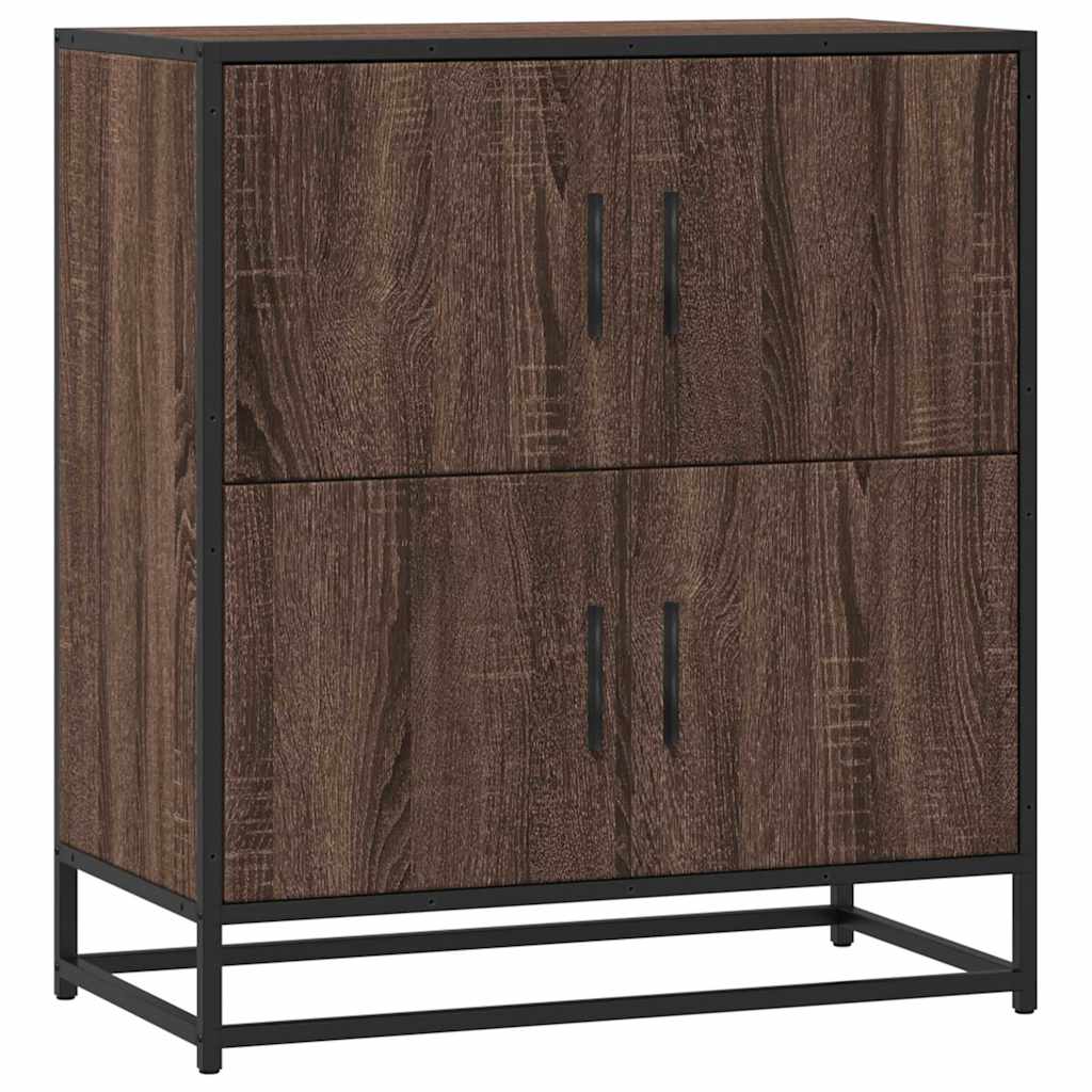 Sideboard 68x35x76 cm Engineered Wood Brown oak