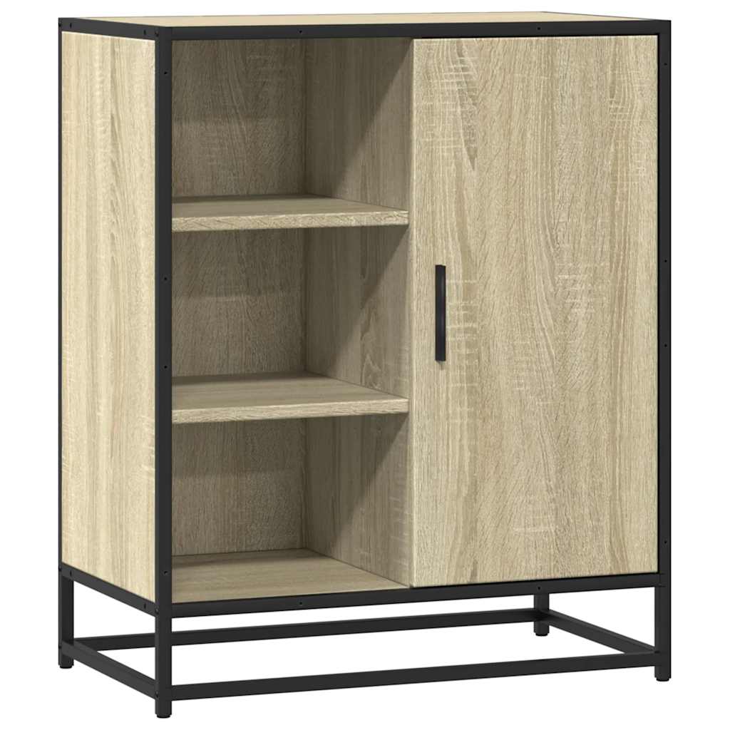 vidaXL Sideboard Sonoma Oak 62x35x76 cm Engineered Wood 2