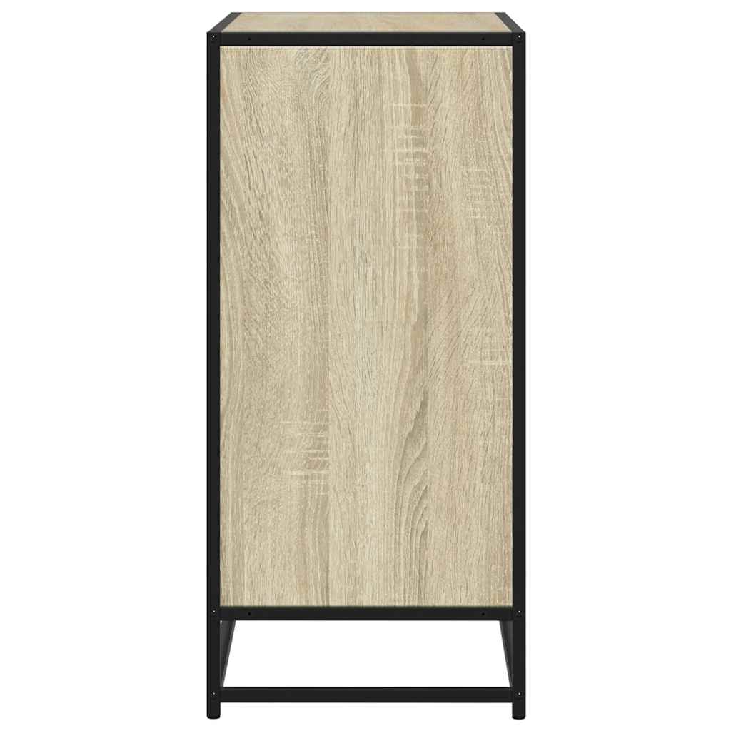 vidaXL Sideboard Sonoma Oak 62x35x76 cm Engineered Wood 5