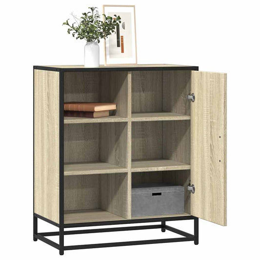vidaXL Sideboard Sonoma Oak 62x35x76 cm Engineered Wood 1