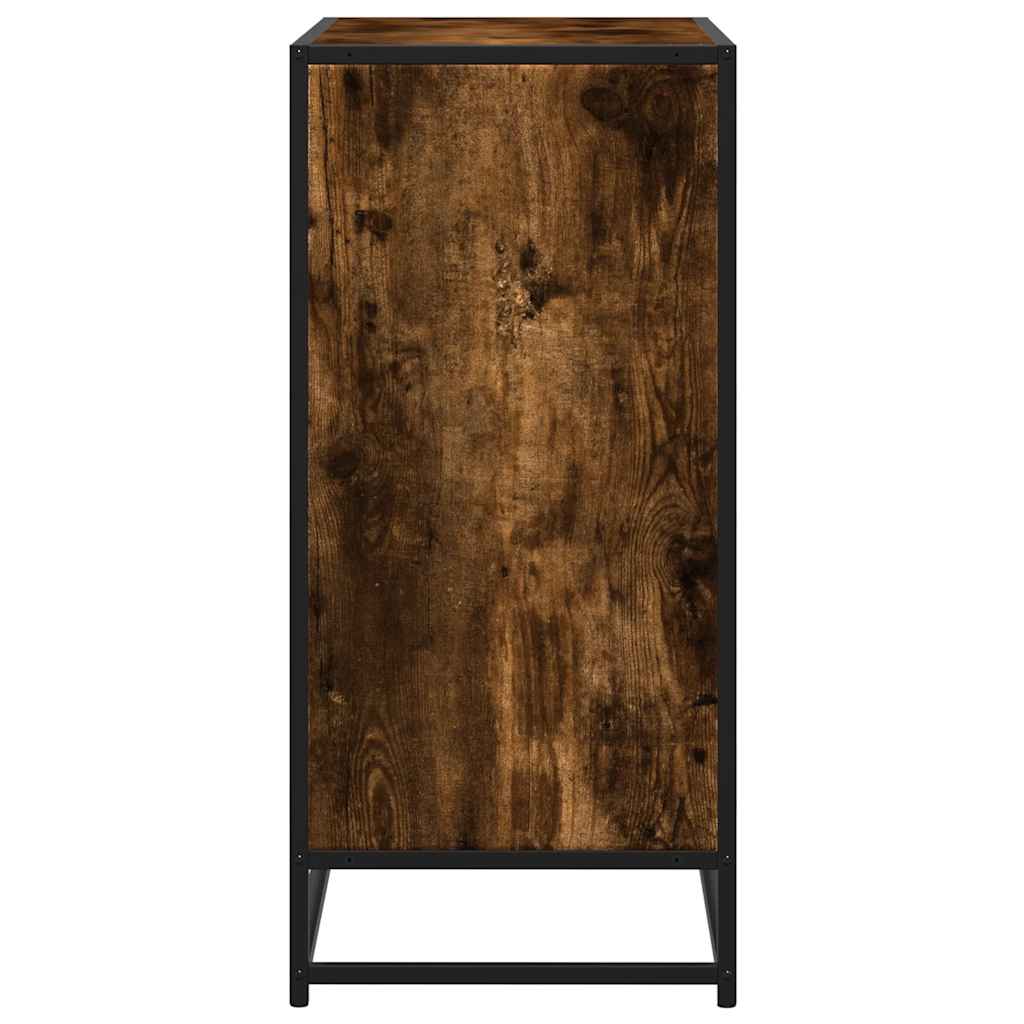 vidaXL Sideboard Smoked Oak 62x35x76 cm Engineered Wood 5