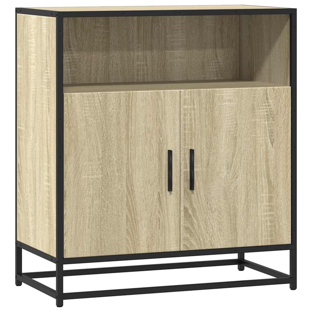 vidaXL Sideboard Sonoma Oak 68x35x76 cm Engineered Wood 2