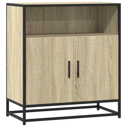 vidaXL Sideboard Sonoma Oak 68x35x76 cm Engineered Wood 2