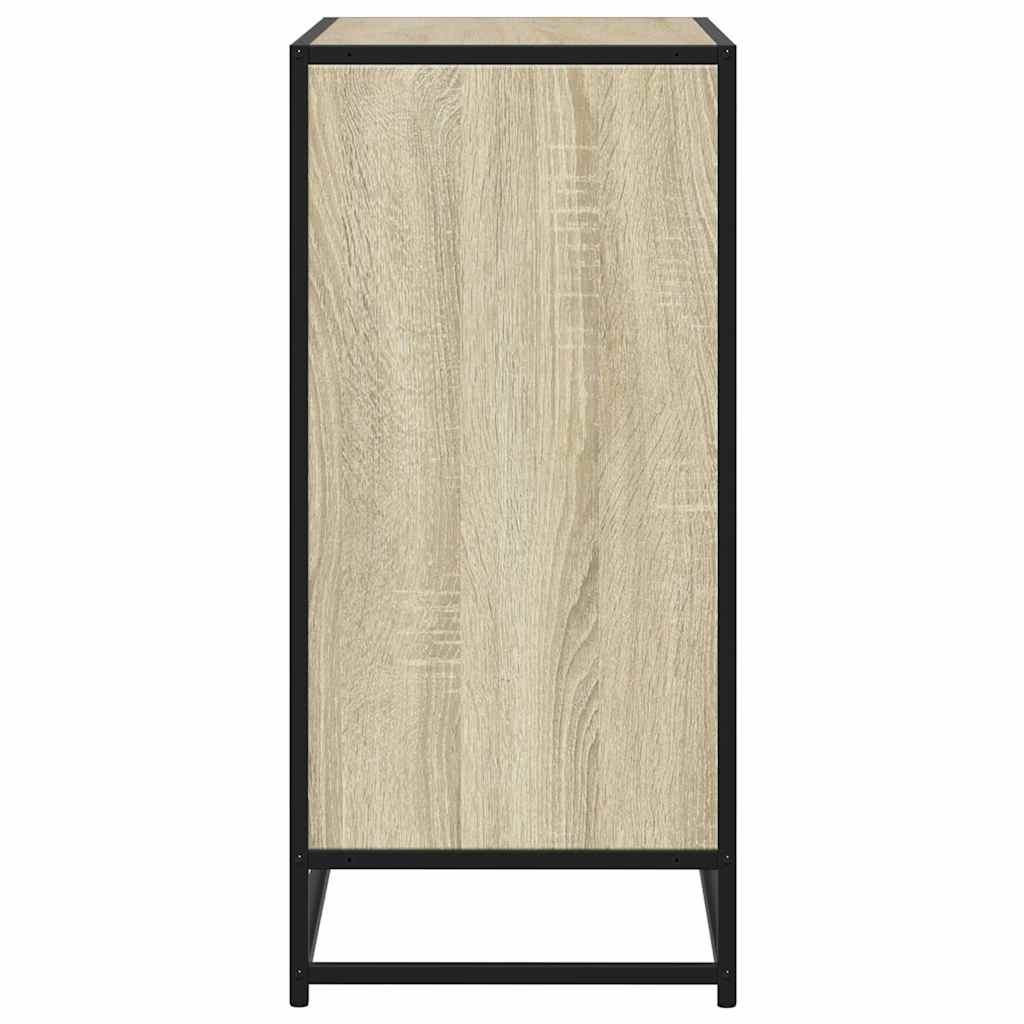 vidaXL Sideboard Sonoma Oak 68x35x76 cm Engineered Wood 5