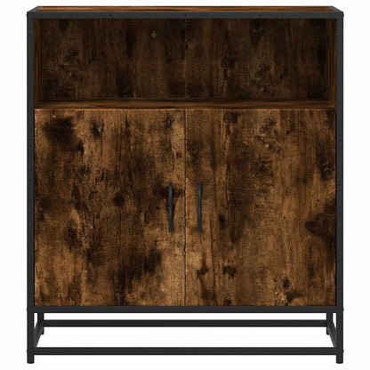 vidaXL Sideboard Smoked Oak 68x35x76 cm Engineered Wood 4