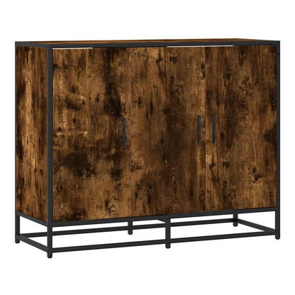 Sideboard 94x35x76 cm Engineered Wood Smoked oak