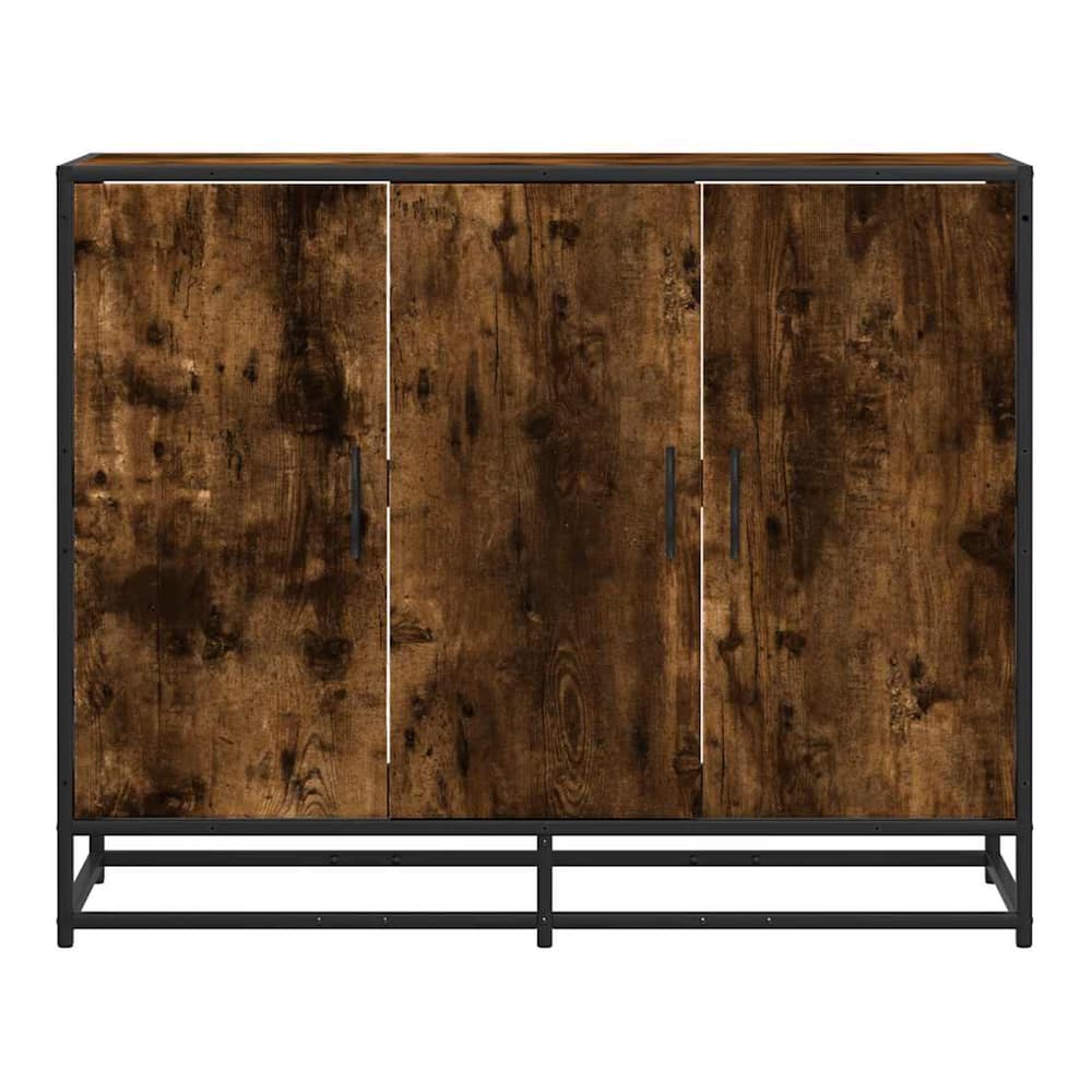 Sideboard 94x35x76 cm Engineered Wood Smoked oak