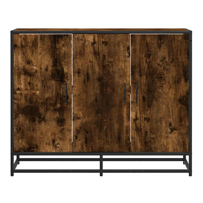 Sideboard 94x35x76 cm Engineered Wood Smoked oak