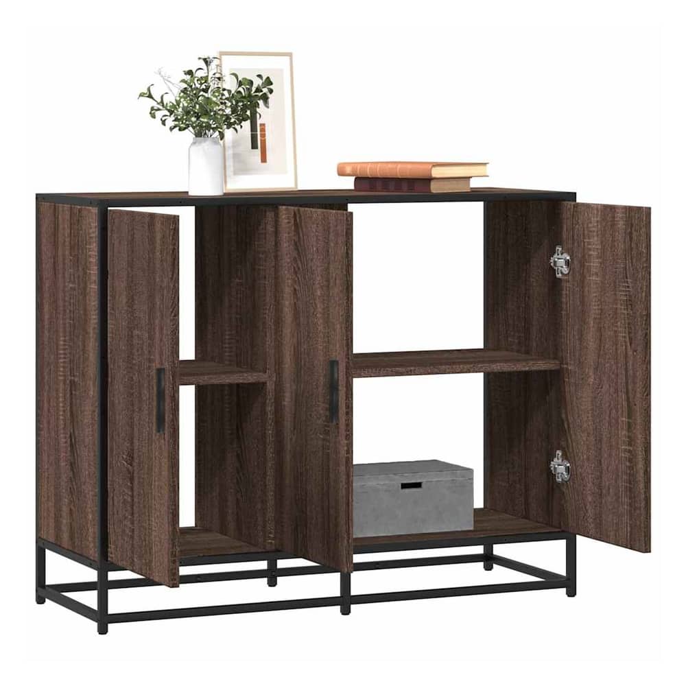 Sideboard 94x35x76 cm Engineered Wood Brown oak