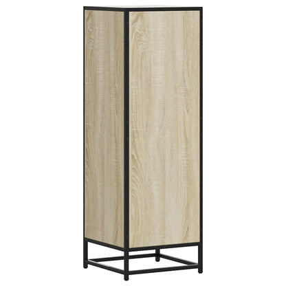 vidaXL Highboard Sonoma Oak 35.5x35x106.5 cm Engineered Wood and Metal 6