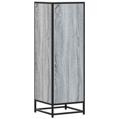 vidaXL Highboard Grey Sonoma 35.5x35x106.5 cm Engineered Wood and Metal 6