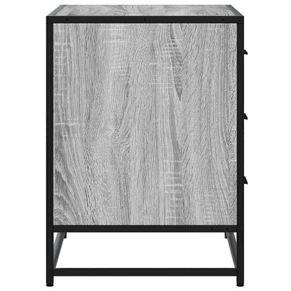 vidaXL Drawer Cabinet Grey Sonoma 70x41x56 cm Engineered Wood 6