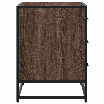 vidaXL Drawer Cabinet Brown Oak 70x41x56 cm Engineered Wood 6