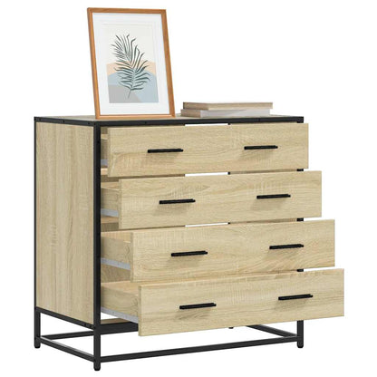 Drawer Cabinet 70x41x70 cm Engineered Wood Sonoma oak