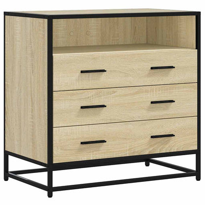 vidaXL Drawer Cabinet Sonoma Oak 70x41x70 cm Engineered Wood 2