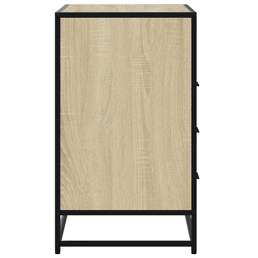 vidaXL Drawer Cabinet Sonoma Oak 70x41x70 cm Engineered Wood 6