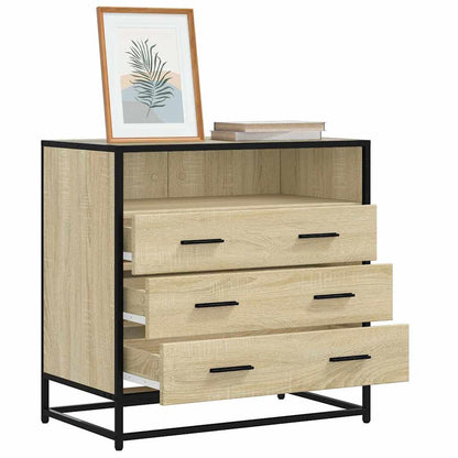 vidaXL Drawer Cabinet Sonoma Oak 70x41x70 cm Engineered Wood 1