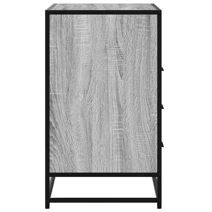 vidaXL Drawer Cabinet Grey Sonoma 70x41x70 cm Engineered Wood 6
