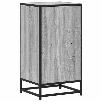 vidaXL Book Cabinet Grey Sonoma 40x35x76 cm Engineered Wood 6