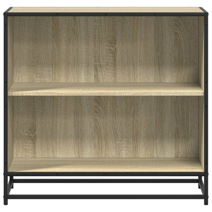 vidaXL Book Cabinet Sonoma Oak 80.5x35x76 cm Engineered Wood 4