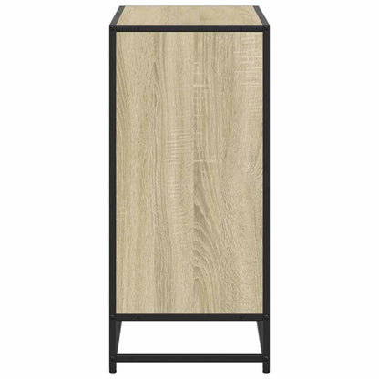 vidaXL Book Cabinet Sonoma Oak 80.5x35x76 cm Engineered Wood 5