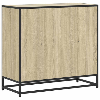 vidaXL Book Cabinet Sonoma Oak 80.5x35x76 cm Engineered Wood 6