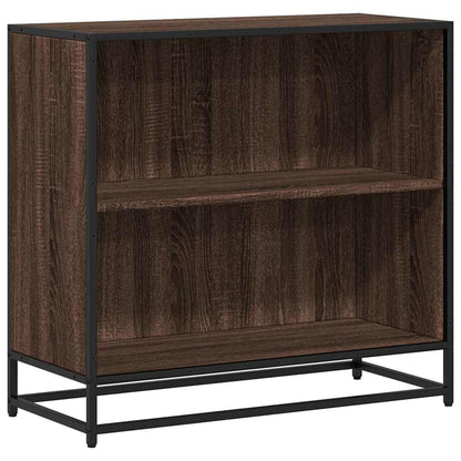 vidaXL Book Cabinet Brown Oak 80.5x35x76 cm Engineered Wood 2