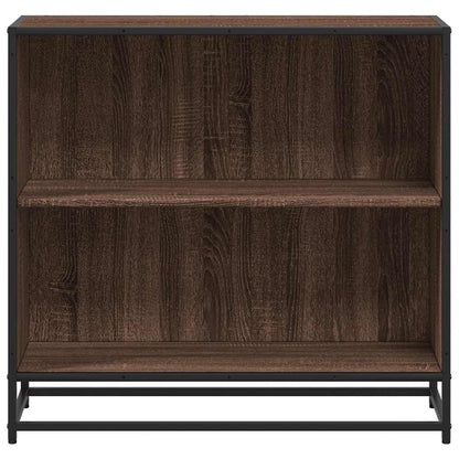 vidaXL Book Cabinet Brown Oak 80.5x35x76 cm Engineered Wood 4
