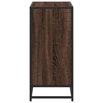vidaXL Book Cabinet Brown Oak 80.5x35x76 cm Engineered Wood 5