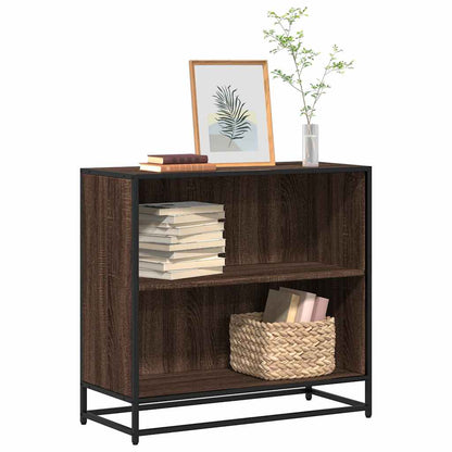 vidaXL Book Cabinet Brown Oak 80.5x35x76 cm Engineered Wood 1
