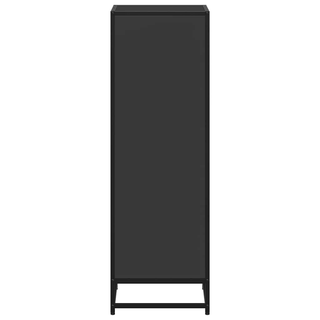 vidaXL Book Cabinet Black 40x35x107.5 cm Engineered Wood 5