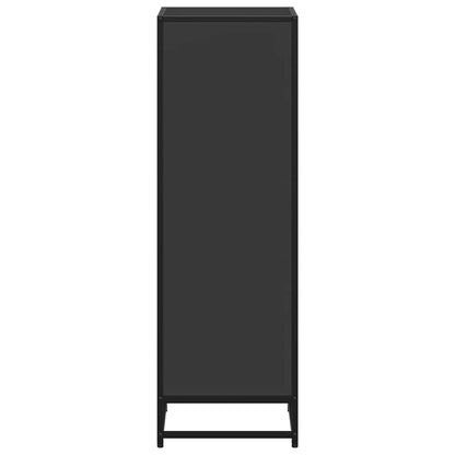 vidaXL Book Cabinet Black 40x35x107.5 cm Engineered Wood 5