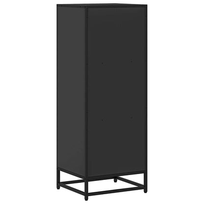 vidaXL Book Cabinet Black 40x35x107.5 cm Engineered Wood 6