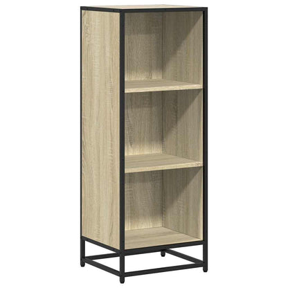 vidaXL Book Cabinet Sonoma Oak 40x35x107.5 cm Engineered Wood 2