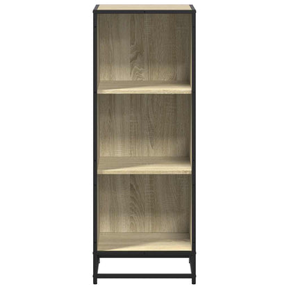 vidaXL Book Cabinet Sonoma Oak 40x35x107.5 cm Engineered Wood 4