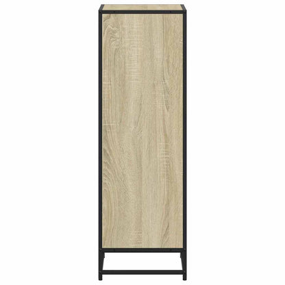 vidaXL Book Cabinet Sonoma Oak 40x35x107.5 cm Engineered Wood 5