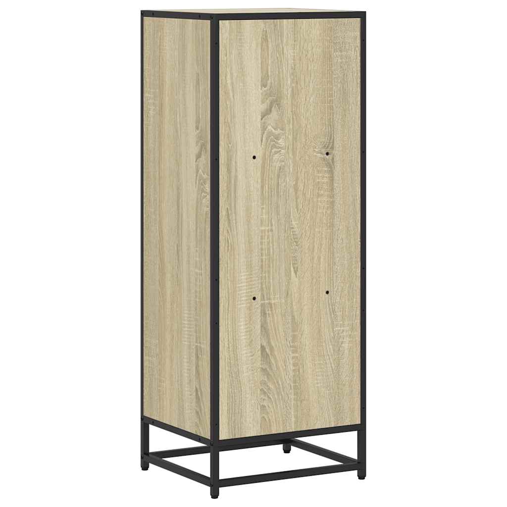 vidaXL Book Cabinet Sonoma Oak 40x35x107.5 cm Engineered Wood 6