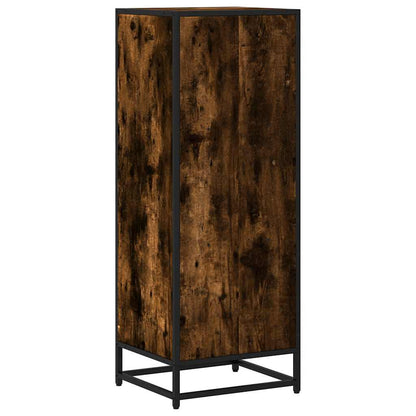 vidaXL Book Cabinet Smoked Oak 40x35x107.5 cm Engineered Wood 6