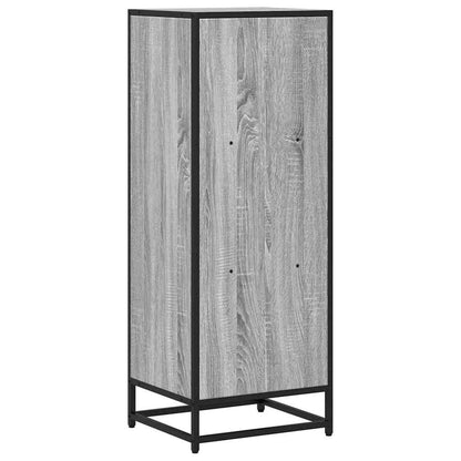 vidaXL Book Cabinet Grey Sonoma 40x35x107.5 cm Engineered Wood 6