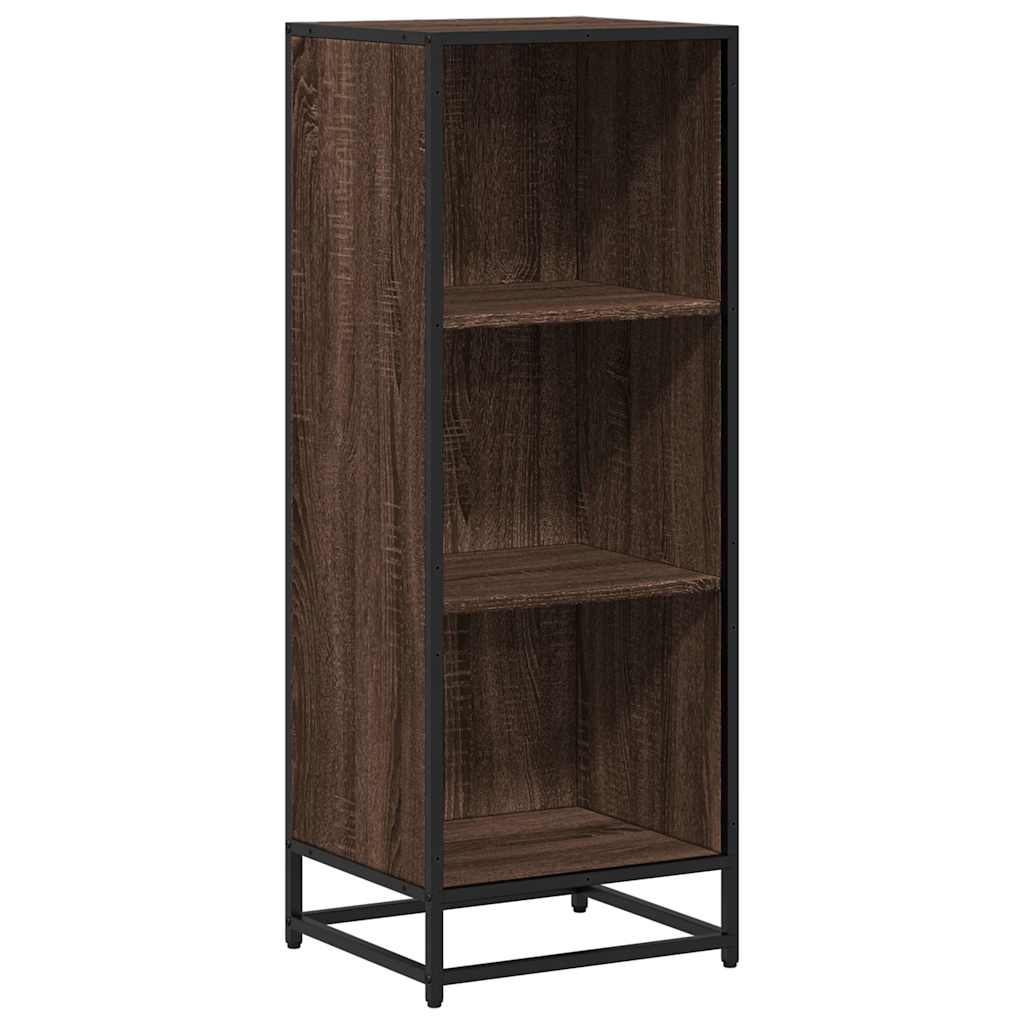 vidaXL Book Cabinet Brown Oak 40x35x107.5 cm Engineered Wood 2