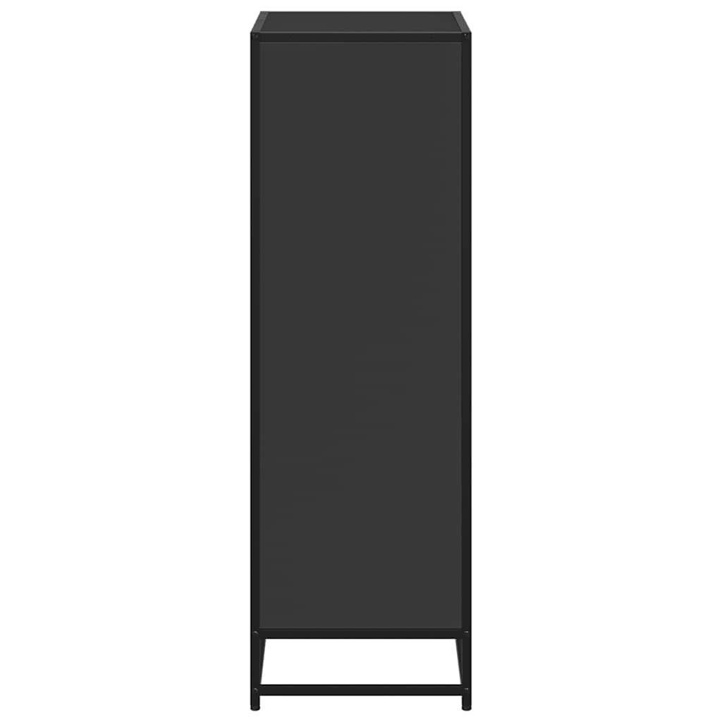 vidaXL Book Cabinet Black 60x35x107.5 cm Engineered Wood 5