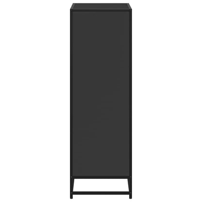 vidaXL Book Cabinet Black 60x35x107.5 cm Engineered Wood 5