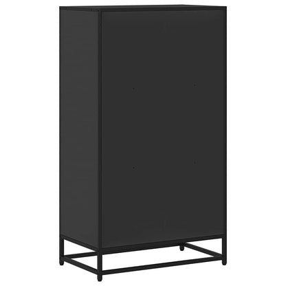 vidaXL Book Cabinet Black 60x35x107.5 cm Engineered Wood 6