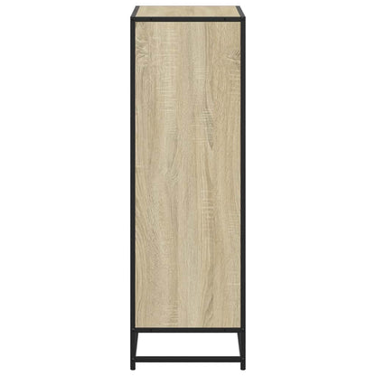 vidaXL Book Cabinet Sonoma Oak 60x35x107.5 cm Engineered Wood 5
