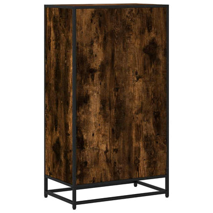 vidaXL Book Cabinet Smoked Oak 60x35x107.5 cm Engineered Wood 6