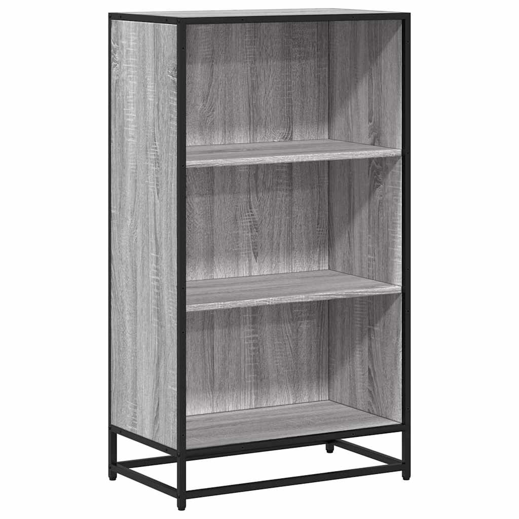 Bookcase 60x35x170,5 cm Engineered Wood Width 60 cm Grey sonoma