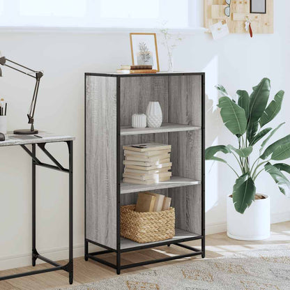 Bookcase 60x35x170,5 cm Engineered Wood Width 60 cm Grey sonoma