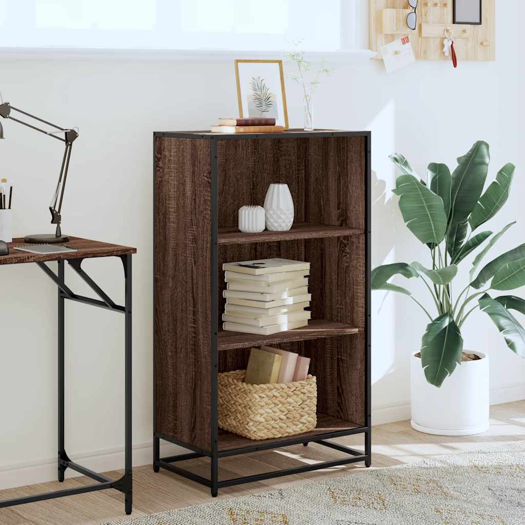 Bookcase 60x35x170,5 cm Engineered Wood Width 60 cm Brown oak
