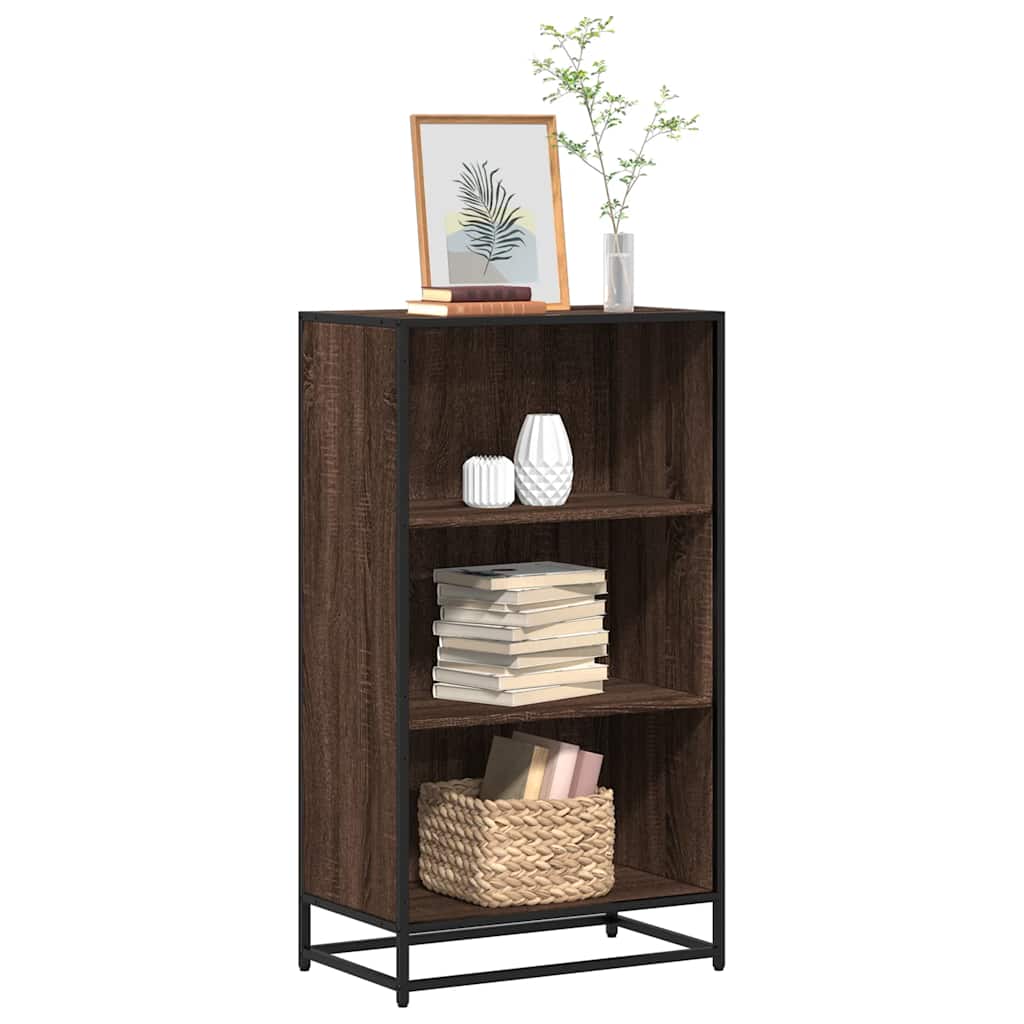 Bookcase 60x35x170,5 cm Engineered Wood Width 60 cm Brown oak