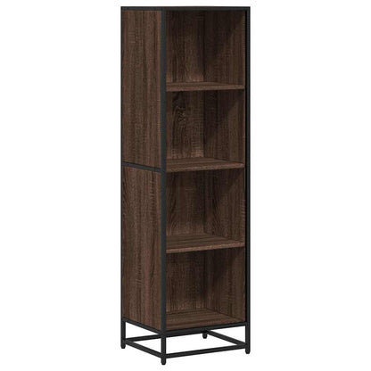 vidaXL Book Cabinet Brown Oak 40x35x139 cm Engineered Wood 2